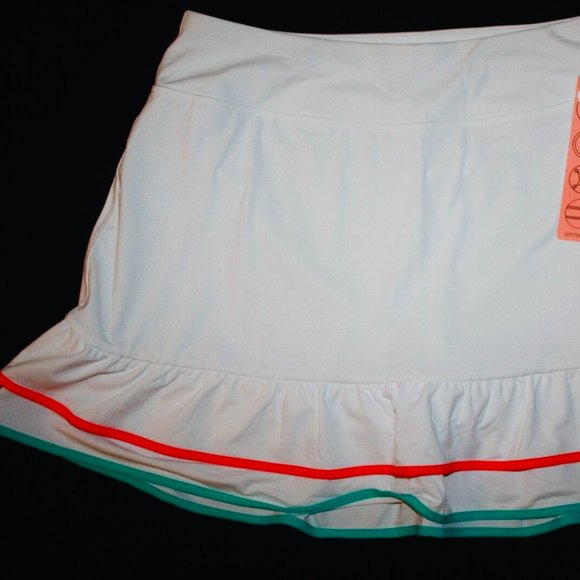 GOTTEX Women's Athletic Skort White NWT Size M - Picture 7 of 7